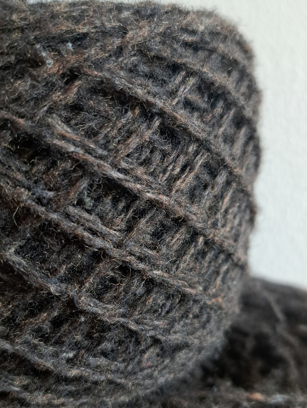Lambswool Blend DK Brown Yarn Lot, 575g